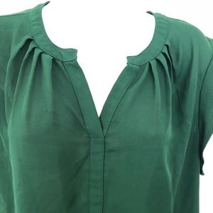 Emerald Green Shell Blouse